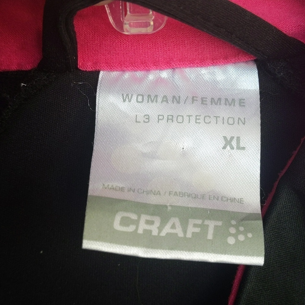 Craft L3 Protection Black & Pink Full Zip Cycling Jacket - Women's XL - Picture 5 of 8